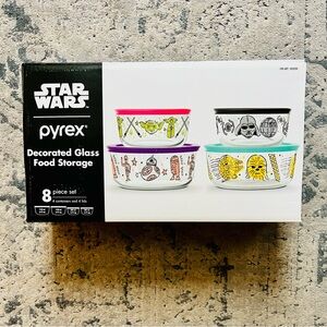 Pyrex Star Wars Decorated Glass Storage Set